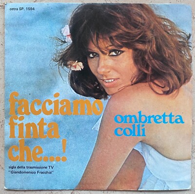 OMBRETTA COLLI - Wir tun so, als ob 7'' OST ABKÜRZUNG TV Giandomenico Fracchia 1975