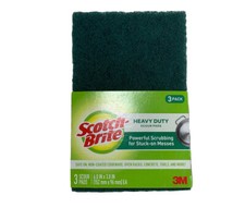 Scotch-Brite SCOUR PADS 3 ct All-Purpose Heavy Duty Absorbent Kitchen 223-10 NEW