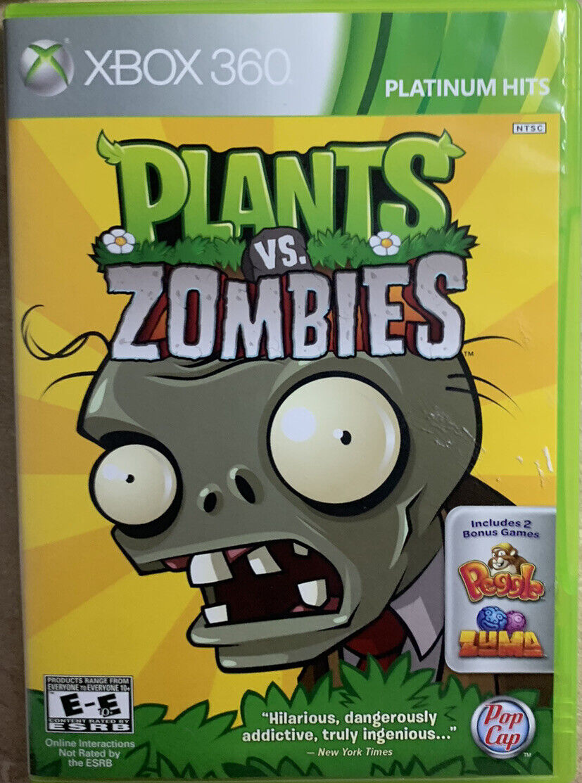 Plantis Vs Zombies (Planta Vs Zumbi) Jogo Original em Cd para Xbox 360, Jogo de Videogame Xbox-360 Nunca Usado 58812510