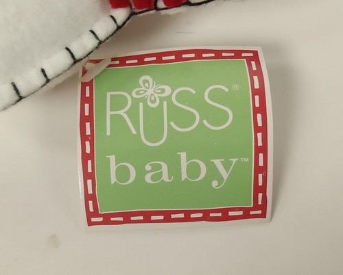 Russ Baby Jingle Bell Babies 6" Plush Soft Snowman Christmas Tree Ornament - Picture 3 of 5