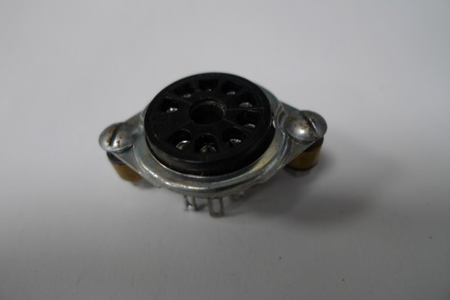 Cinch B9A Chassis Mount Valve Holder Base 9 Pin Bakelite Fits EL84 ECC83 - Picture 7 of 12