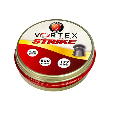 HATSAN USA Vortex STRIKE 500 Count Premium DOMED 4.5mm .177 Caliber Pellets