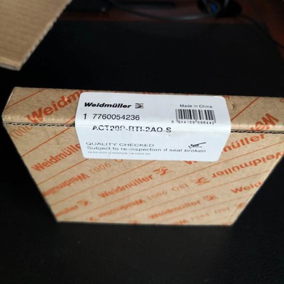 One New isolator For Weidmuller ACT20P-RTI-2AO-S 7760054236 In Box Free Shipping