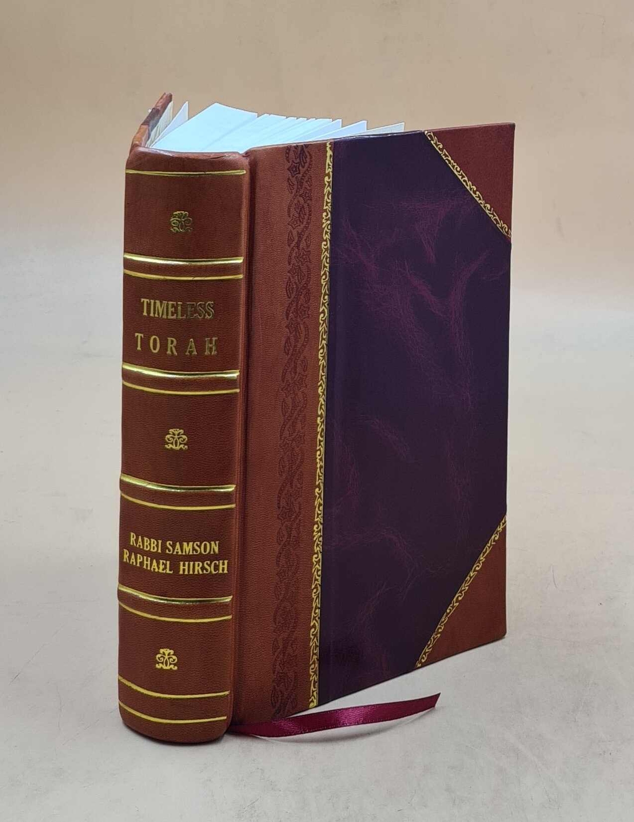Timeless Torah Anthology Rabbi Samson Ra Writings Leather Bound Edition