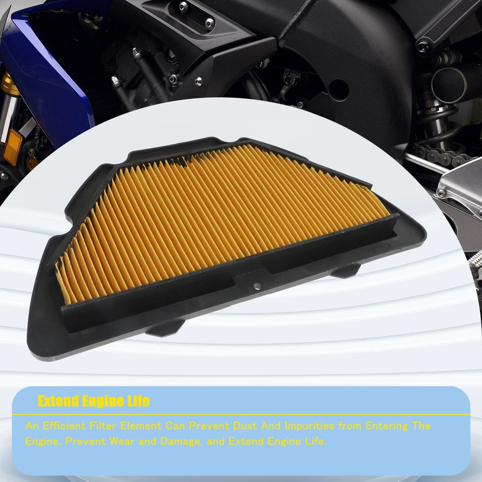 Cartucho de filtro de aire apto para 2004 2005 2006 Yamaha YZF R1 YZF-R1 YZFR1 Foto 2 de 4