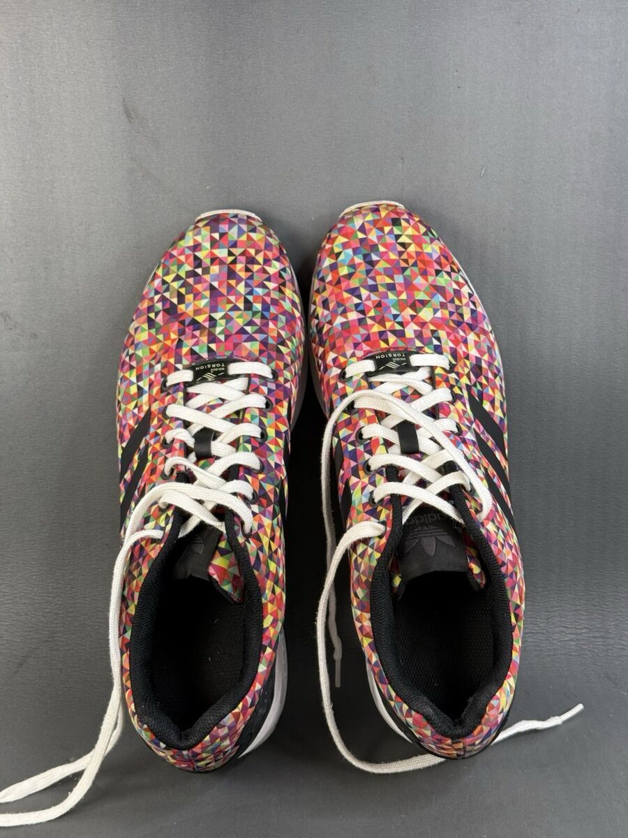 adidas ZX Flux Multi-Color Prism sneaker shoes men size 12 adidas ZX Flux Multi-Color Prism sneaker shoes men size 12