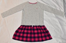 Used Vineyard Vines Dress Shirt Skirt Girls Kids S 7-8 Fast Shipping Gray Pink