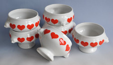 Seltmann Weiden Suppentassen Löwenkopf Terrinen Suppenterrine Herz Dekor Vintage