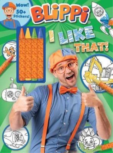 Blippi: I Like That! (Mixed Media Product) Color & Activity with Crayons