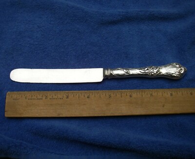 Reed & Barton LES CINQ FLEURS (1900) Sterling LUNCHEON KNIFE-8 7/8
