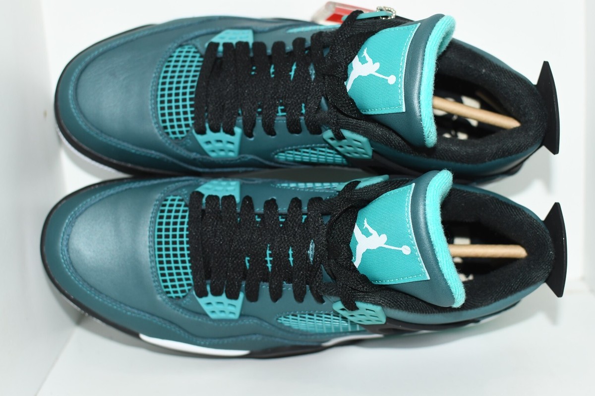 シューズ(男性用) AIR JORDAN 4 Teal NIKE AIR JORDAN IV 4 TEAL MENS SHOES - MENS SZ 9.5 | eBay