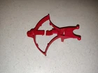 Vintage Evil Horde Red Cross Bow Vintage He-man Weapon MOTU