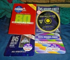 AOL 8.0 Disk Lot of 4 FACTORY SEALED SOFTWARE CDs AMERICA ONLINE 2002 NOS