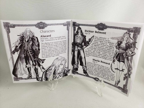 CASTLEVANIA SYMPHONY Of The NIGHT 'Replacement' Instruction Manual Playstation - Picture 3 of 7