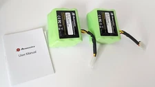 Power Extra 2Pcs NI-MH 7.2V 4000mah  Battery Pack For XV-11 Vacume 