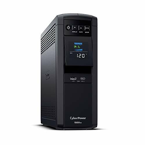 CyberPower CP1500PFCLCD PFC Sinewave UPS System 1500VA/1000W 12 Outlets AVR M...