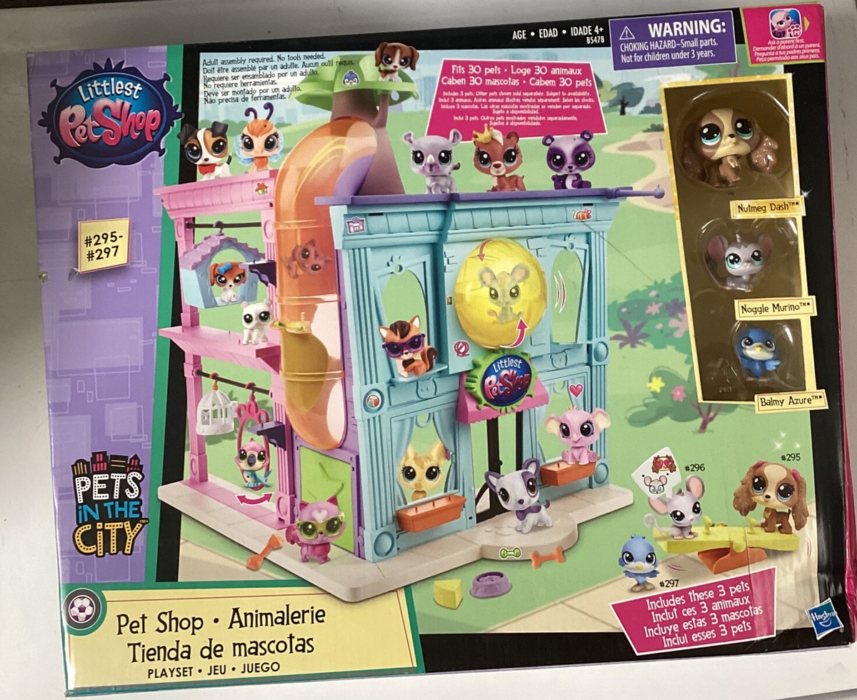 2015 HASBRO LITTLEST PET SHOP #295-#297 PETS IN THE CITY for sale