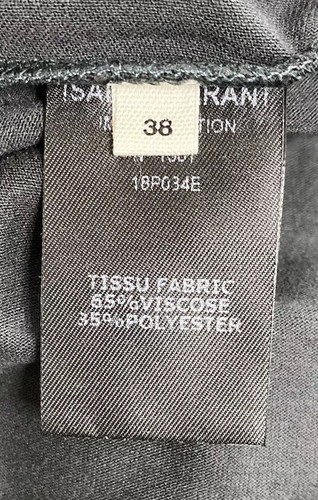 Cocktailkleid Isabel Marant Etoile Rodwell grau ärmellos V-Ausschnitt Größe 38 neu mit Etikett - Bild 8 von 11