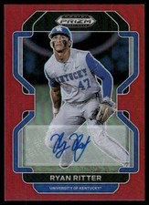2022 Prizm Draft Picks Base Autographs Prizms Red #116 Ryan Ritter Auto /50 BB