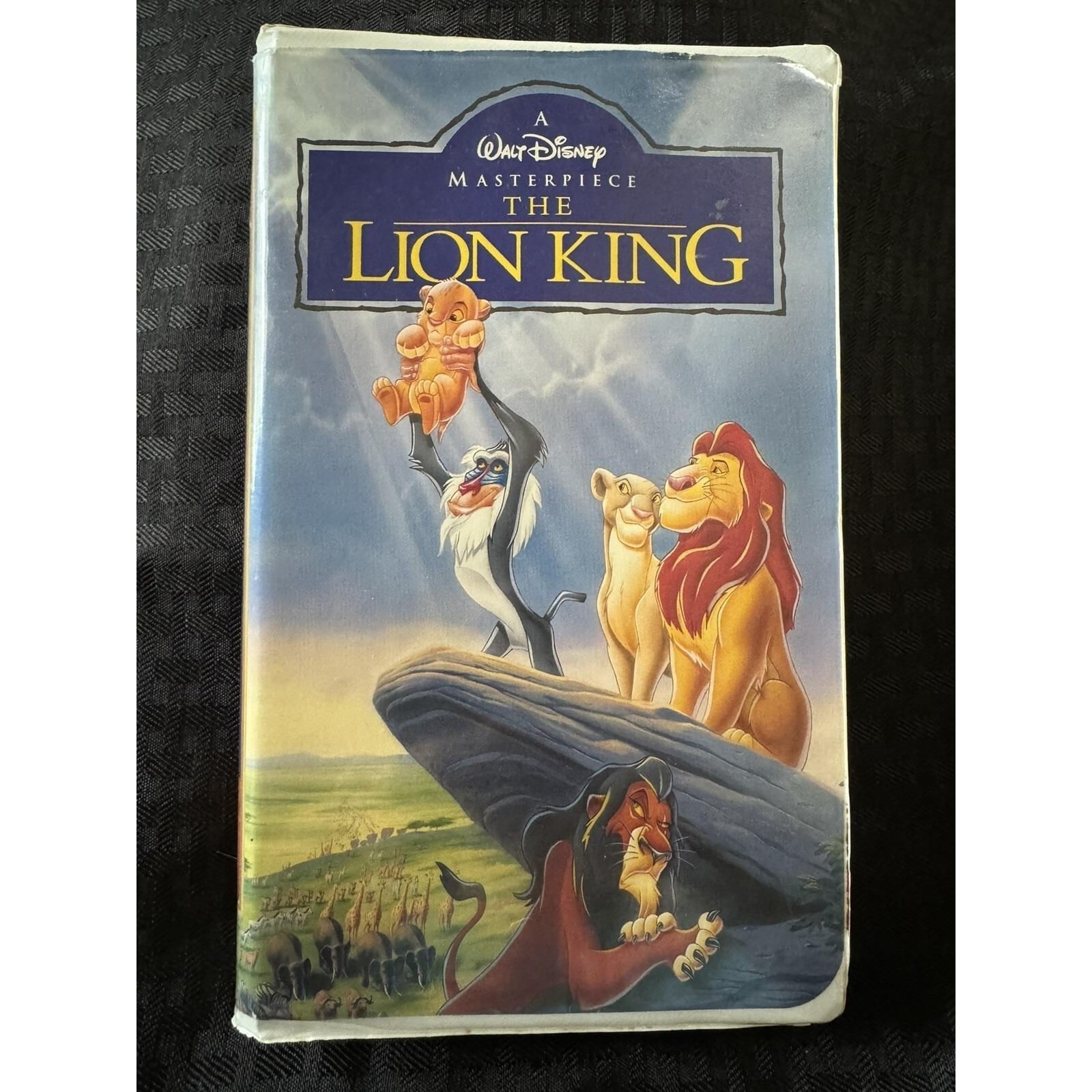 Disney The Lion King VHS Masterpiece Collection 1995 G Rated 2977 Clamshell Case