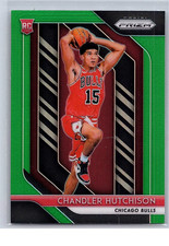 2018-19 Panini Prizm Green #70 Chandler Hutchison Rookie Card NBA Bulls. rookie card picture
