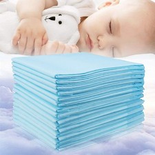 Zdolmy Baby Disposable Changing Pad, 20Pack Soft Waterproof Mat, Portable Dia...