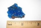 1.1" SMALL RARE NATURAL CHALCANTHITE CRYSTAL CLUSTER W/ MATRIX ARIZONA, USA 5.1g — photo 1