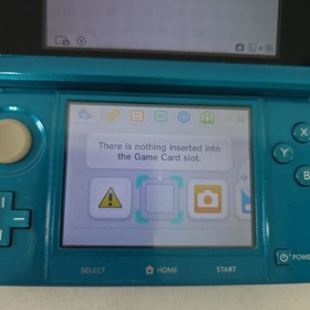 Nintendo 3DS Aqua Blue  CTR-001 READ DESCRIPTION - DOESNT READ GAMES - TESTED