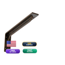 Ekena Millwork Bktm02X16X06Ebabz Steel Bracket Embrey 2W X 16D X 6 1/2H