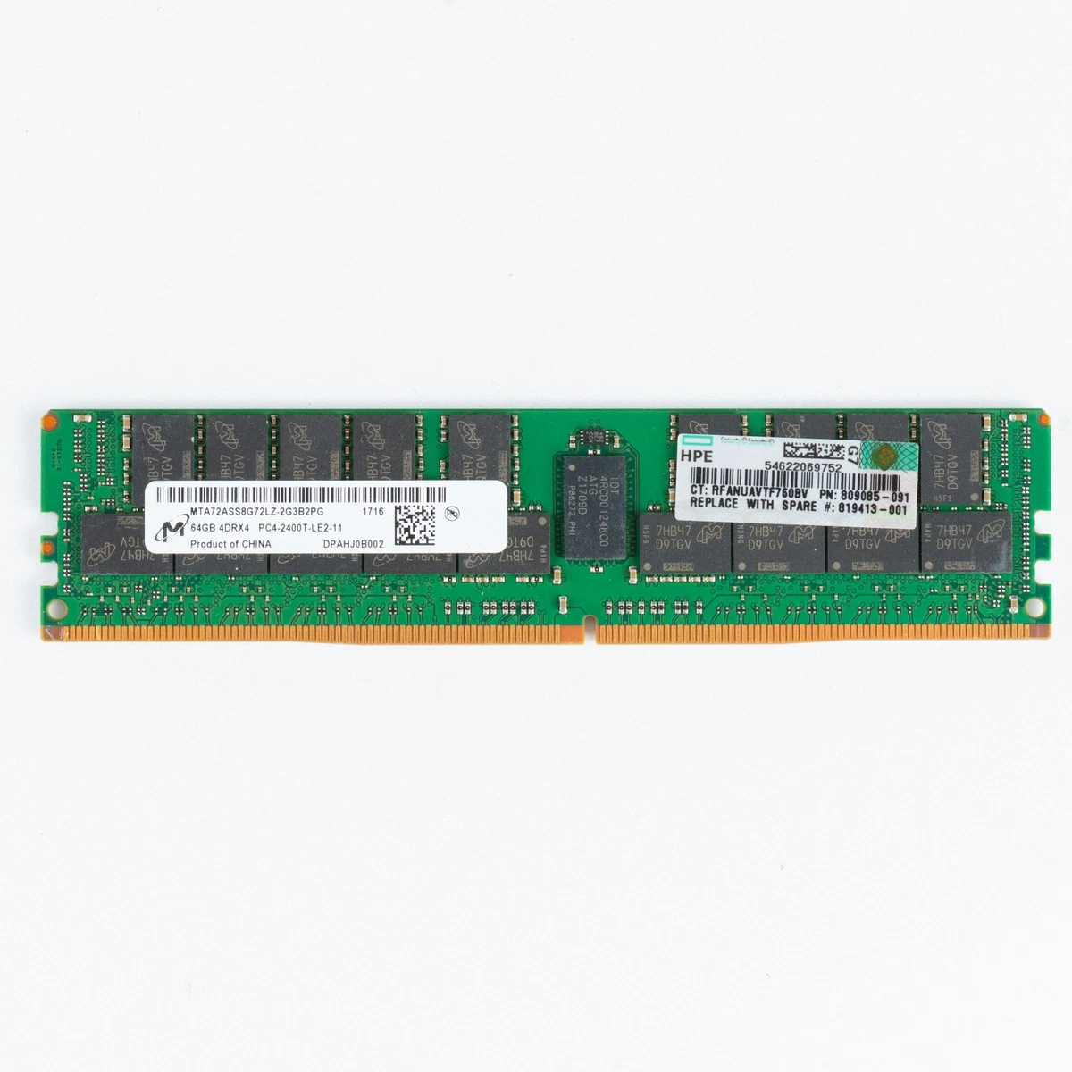 64 GB Capacity per Module DDR4 SDRAM RDIMM Computer Memory (RAM