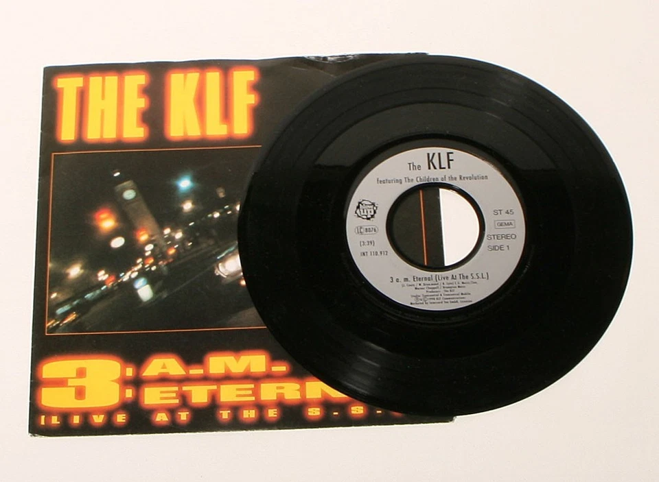 THE KLF - 3 A.M. Eternal (Live At The S.S.L.) - 7" VINYL von 1991 - Bild 2 von 3