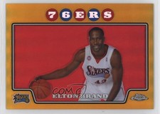 2008-09 Topps Chrome Gold Refractor /50 Elton Brand #42
