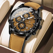 POEDAGAR Fashion Quartz Waterproof Luminous L...