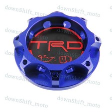 Blue Jdmtrdalumnium Billet Engine Oil Filler Cap W Black Sticker