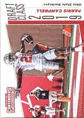 2019 Panini Contenders Draft Picks Draft Class #20 Parris Campbell - FB