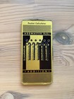 Calculadora de bolsillo para bebé Addmaster vintage decimal deslizable suma mecánica Alemania
