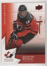 2020 Upper Deck Team Canada Juniors Hlinka Exclusives /250 Quinton Byfield 11k6