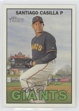 2016 Topps Heritage Gum Damage Back Santiago Casilla #37 0b0