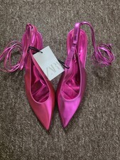 Women Gorgeous Pink ZARA Heels. Uk Size 3/ EU Size 36