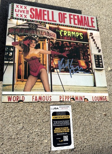 KID CONGO POWERS SIGNED Vinyl JSA COA The Cramps Smell Of Female - Afbeelding 1 van 5
