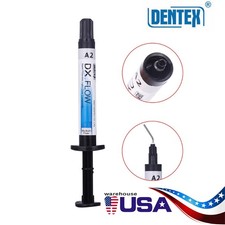 Dental Dentex Flowable Light Cure Composite Resin Medium Flow A2 Shade