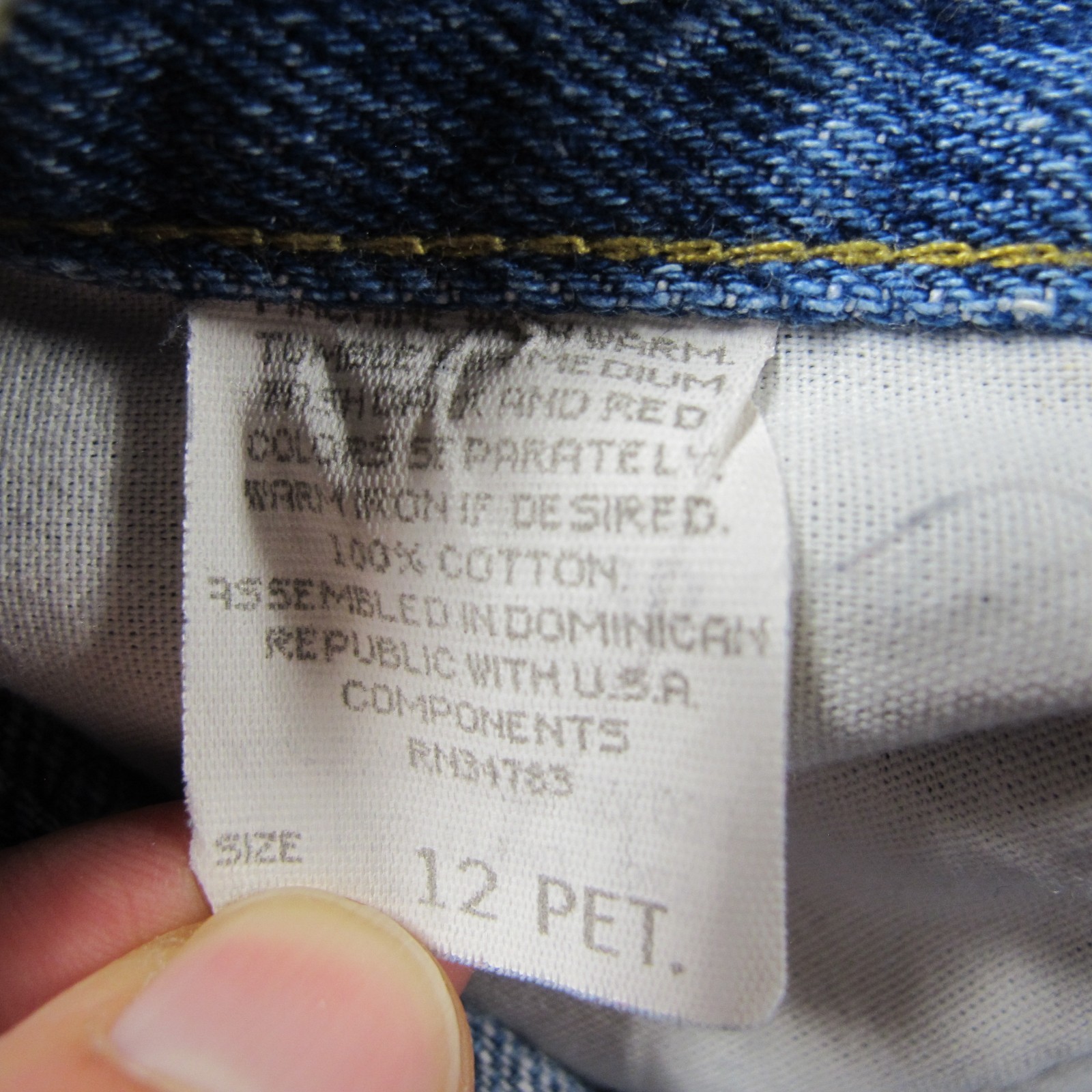 Vintage Lee Jeans Womens 12 Petite Blue High Rise Mom 90s Tapered Cotton thumbnail 6