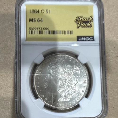 1884 Morgan Dollar Silver $1 Coin NGC MS64 Business Strike 699273-004
