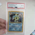 1999 Pokémon Base Set Gyarados Holo PSA 8