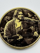 Kurt Cobain Inspired Collectors Coin Nirvana Smells Like Teen Spirit Rock Gift