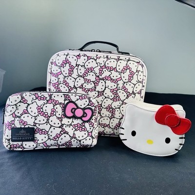 Impressions Vanity Hello Kitty Cosmetic Accessory Bundle Pack, White - NWT