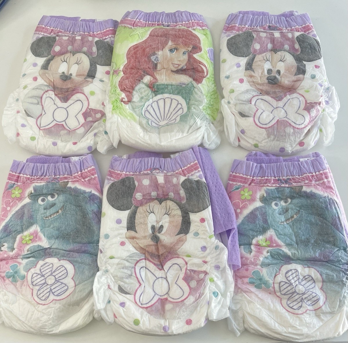 Minnie Mouse Pull Ups Size 2t Vintage 6ct Huggies 2-3T Minnie