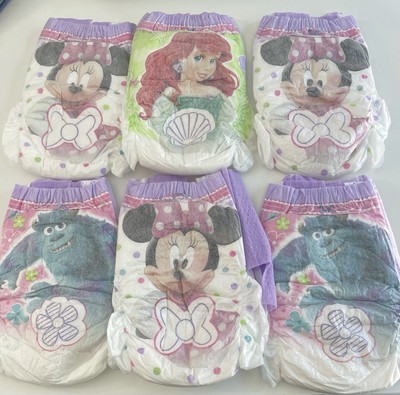 Vintage 6ct Huggies 2-3T Minnie Monsters Training Pants 2012 Pull-Ups  SAMPLE