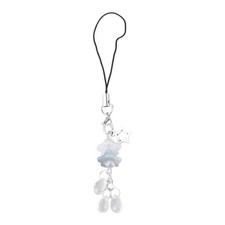 Pendant Keychain,Phone Charm Star Jellyfish Pendant Keychain Phone Chain Stra...