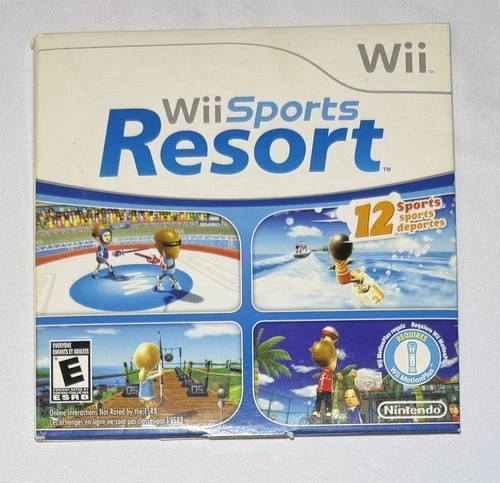 Wii Sports Resort (Nintendo Wii, 2009) - No Manual - Tested - Working!